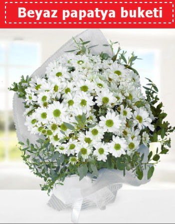 Beyaz Papatya Buketi  Edirne İnternetten çiçek siparişi 