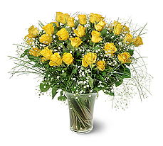  Edirne hediye sevgilime hediye çiçek  15 adet sarigül mika yada cam vazoda 