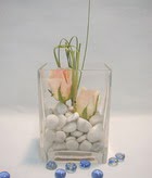 2 adet gül camda taslarla   Edirne internetten çiçek siparişi 