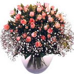 büyük cam fanusta güller   Edirne internetten çiçek siparişi 