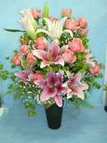  Edirne çiçek online çiçek siparişi  cam vazo içerisinde 21 gül 1 kazablanka 