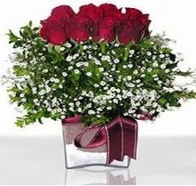 Edirne çiçek online çiçek siparişi  mika yada cam vazo içerisinde 7 adet gül