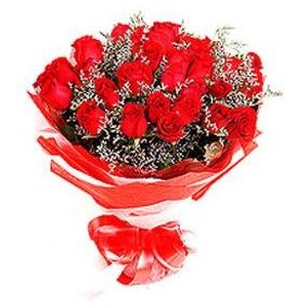  Edirne çiçek satışı  12 adet kırmızı güllerden görsel buket