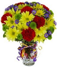 En güzel hediye karışık mevsim çiçeği  Edirne 14 şubat sevgililer günü çiçek 