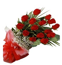 15 kırmızı gül buketi sevgiliye özel  Edirne çiçekçiler 