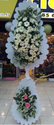 Çift katlı düğün nikah açılış çiçeği  Edirne online çiçek gönderme sipariş 