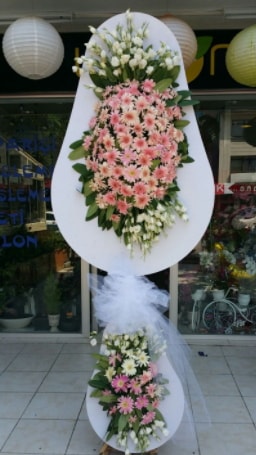 Çift katlı özel şahane sepet çiçeği  Edirne online çiçek gönderme sipariş 