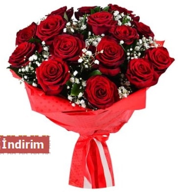 12 Adet kırmızı aşk gülleri  Edirne cicek , cicekci 